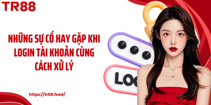Những sự cố hay gặp khi login tài khoản cùng cách xử lý